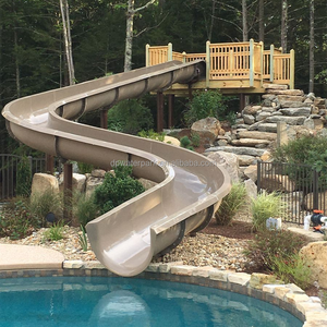 Glissière d'eau <span class=keywords><strong>pour</strong></span> parc aquatique, parc aquatique en plein air, grande courbe ouverte, maison privée - Product Image 5