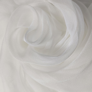 Vải lụa mỏng hơn 3.5mm để in vải gạc để nhuộm Vải voan lụa tinh khiết 100% trắng tự nhiên cho trang phục - Product Image 4