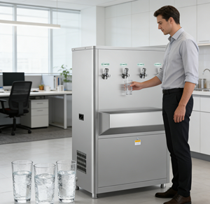 Distributeur de glace commercial en acier inoxydable avec compresseur |   Fournisseur en gros de qualité industrielle LG/Embraco B2B - Product Image 1