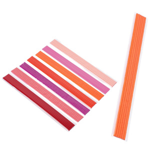 Wholesale Air Freshener Perfume Polyester Fiber Sticks Orange Pink Red Color Fiber <b>Diffuser</b> Sticks - Product Image 1