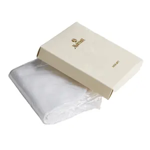 Disposable hotel supplies shoe shine cloth white hotel shoe mitt