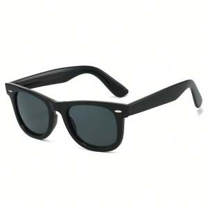 Gafas de Sol Cuadradas con Logotipo Personalizado 2025, de Alta Calidad, Estilo Vintage, Montura Grande, Lentes de Cristal con Protección UV400 para Hombre y Mujer - Product Image 3