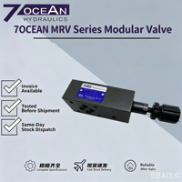 Vanne de décharge hydraulique modulaire MRV-02/MRV-03 pour pompe à huile industrielle, vanne de pression 16 MPa avec garantie d'un an