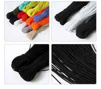 Corde élastique durable d’usine en polyester et latex, cordon en caoutchouc, pour vêtements, sacs, couture et bricolage