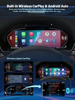 Erisin ES4813CA Écran numérique de 12,3 pouces pour BMW Série 3 et 4 F30 F31 F32 F33 F34 F36 avec CarPlay sans fil et Android Auto
