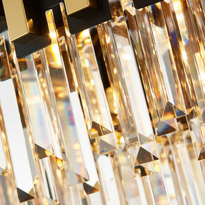 <strong>UK</strong> Popular House Use K9 Crystal Decorative <strong>Chandelier</strong> Round New Led Ceiling Lamp Modern for Living Room - Product Image 4