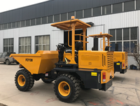 Mini-dumper tout-terrain 4x2 Euro 5 automatique diesel neuf à conduite à gauche 3 tonnes Fcy30