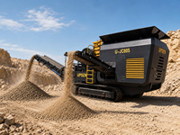 Concasseur à mâchoires diesel autopropulsé UJC805 |   Concasseur mobile sur chenilles télécommandé, capacité 100t/h pour le recyclage
