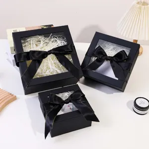 סיטונאי חלון גלי לוח מתנה קופסת קשת קשת למינציה מבריק עבור יום הזיכרון חג המולד למינציה - Product Image 4