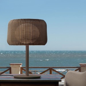Lampe suspendue en rotin de style japonais, ronde, E27, à économie d'énergie, luminaire décoratif pour cour extérieure, restaurant, hôtel - Product Image 4