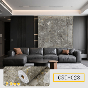 Papel Tapiz Autoadhesivo Impermeable <span class=keywords><strong>de</strong></span> 60 cm x 3 <span class=keywords><strong>Metros</strong></span> con Diseño <span class=keywords><strong>de</strong></span> Mármol Falso, Adhesivo Decorativo para Pared <span class=keywords><strong>de</strong></span> Cocina y Baño - Product Image 5