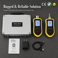 Detektor Gas Multi Portabel EDW500, Analisa Gas Digital Akurasi Tinggi untuk EX O2 CO H2S VOCs, Tahan Air IP65, Penyimpanan Data 100.000