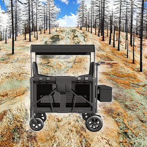 SHUAINGXING vagone passeggino leggero e agile: il 2 posti ovunque facile da piegare, riporre e trasportare - Product Image 1