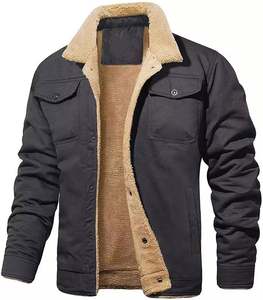 Chaqueta Casual de Invierno para Hombre, de Algodón, con Forro Polar, Gruesa, Nueva, Abrigada, Modelo J0173 - Product Image 2