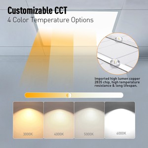 ShineLong Panel de luz LED contemporáneo retroiluminado ultrafino 600*600mm 1200*300mm aluminio no tenue/1-10V techo suspendido tenue - Product Image 4