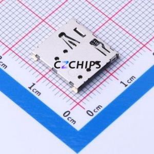 SNO-1351A SIM Card Connector SMD Connector Self-Return Type Nano SIM Card Card Holder 1.37mm - Product Image 1