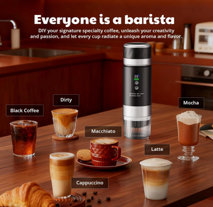 Manufacturer Wholesale Portable Coffee Maker 20Bar 3 in 1 Mini Fully Automatic Espresso Capsule Coffee with Storage Case - Product Image 6