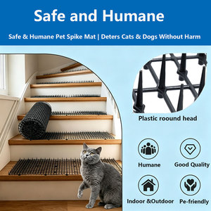 Tapete <span class=keywords><strong>Anti</strong></span>-Gato e Cão com Espinhos 30x600cm, Tapete Plástico Repelente de Gatos, Rede <span class=keywords><strong>Anti</strong></span>-Animais para Jardim, Cerca e Varanda - Product Image 3