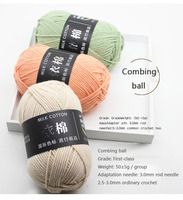 Fil de coton turc en gros au kilogramme, fil mélangé pour le tricot