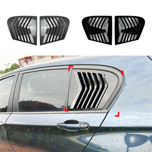 Bmw Louvered Car Vent Cover 32x30x5cm Piano Black Carbon Fiber Texture Adhesive Exterior Modification For Bmw 1 Series F20 - Product Image 3