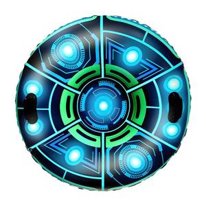 Winter Sports Snow <b>Tubes</b> Two-handle Inflatable Snow <b>Sliding</b> <b>Tube</b> Sleds Factory Snowing Rubber <b>Tube</b> for kids outdoor - Product Image 4