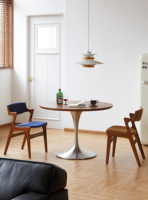 Chaise de salle à manger en bois massif de style vintage pour la maison, petit appartement, dossier, bureau simple de loisirs, nouveau tabouret de thé de maquillage