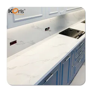 Koris-Lámina de mármol artificial para encimera de cocina, lámina de superficie sólida acrílica de 6mm, 12mm, 30mm de espesor, colores personalizados, CE
