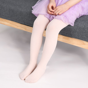 Calze da Danza Bianche per Bambini, Collant Professionali Sottili 60D per Balletto - Product Image 4