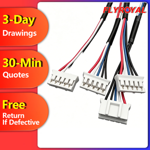 Kabel Harness Konektor JST PH2.0 5 Pin Berlapis Timah Tembaga, Perakitan Kabel Multi-inti dengan Heat Shrink untuk Kontrol Industri Otomotif - Product Image 1