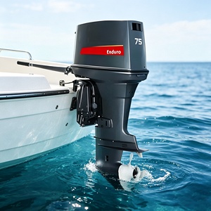Moteur marin à essence 2 temps 75 CV refroidi par eau, neuf, pour bateaux de pêche, yachts, navires commerciaux, 3 cylindres - Product Image 5