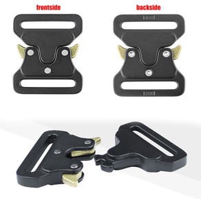 <span class=keywords><strong>Clip</strong></span> a sgancio rapido in metallo da 33mm con Logo inciso <span class=keywords><strong>Clip</strong></span> tattica da 1.25 pollici in metallo per collari per cani - Product Image 5