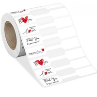 Papier Kraft auto-adhésif, surface mate imperméable, forme rectangulaire personnalisable, emballage pour montres, lunettes, bijoux, écriture manuscrite