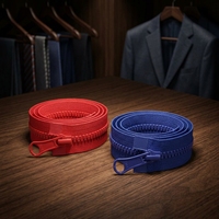 Cremallera bidireccional de resina n.º 5 para parkas, abrigos, chaquetas largas de plumón y prendas acolchadas, fabricada en China continental.