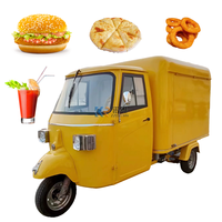 Camión de Comida Móvil Tipo APE Tuk Tuk, Remolque de Espresso Piaggio Ape, Camiones Piaggio en Venta en EE. UU., Carrito de Café