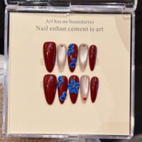Colección 801-900, Uñas Postizas de Bailarina Largas al por Mayor, Uñas de Ataúd con Brillantes Estrellas de Diamante, Uñas Artificiales Personalizadas