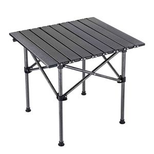 <b>Camping</b> <b>Table</b> <b>Foldable</b> Portable Rectangular High Carbon Steel Outdoor Use 52x51x50 Cm - Product Image 3