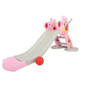 Factory price cheap New Arrival Children Slide Playground Plastic Indoor Slide for Baby with basket