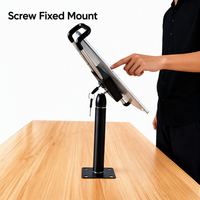 Support mural antivol robuste pour tablette, rotation à 360°, support universel pour tablette, fixation par vis sur bureau, support commercial