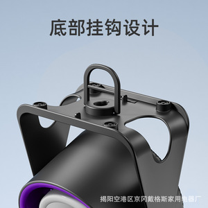 K6 Desktop Fan Rechargeable USB Digital Display Portable Fan For Office Home Gift - Product Image 4