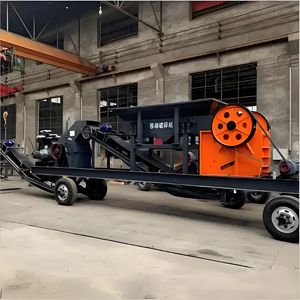 Hot-selling South American Portable PE250x400 AC Motor Jaw Crusher Vibrating Feeder Belt Conveyor Bearing High Productivity - Product Image 6