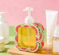 Distributeur de 300 ml et 500 ml pour savon liquide, shampoing, lessive et lotions, avec pompe, flacon hermétique pour salle de bain
