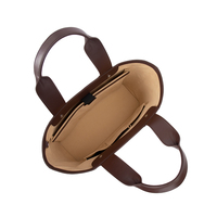 Sac fourre-tout en cuir vegan ultrafibre vintage personnalisé avec votre logo, grand sac à main vegan de haute qualité pour femmes, sac à main de luxe