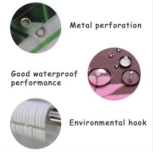 Set <span class=keywords><strong>da</strong></span> bagno <span class=keywords><strong>in</strong></span> poliestere 3D stampati personalizzati tenda <span class=keywords><strong>da</strong></span> doccia impermeabile e lavabile con ganci per <span class=keywords><strong>regalo</strong></span> di natale - Product Image 6