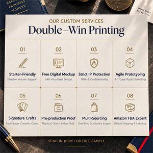 Agenda Mensile Strategica 2026-2027 Personalizzata B5 con Copertina Blu Navy, Stampa a Colori e Angoli Metallici - Product Image 6