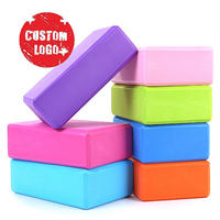 Bloc de yoga en mousse EVA antidérapant, écologique, haute densité, pour fitness et musculation, vente en gros usine, personnalisable, nouveauté 2026
