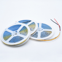 Bande lumineuse à Led Cob colorée, 5mm, 8mm, variable, Flexible, 12v, 24v, 5 m/rouleau