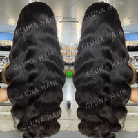 Perruque Body Wave 13x6 en dentelle HD transparente, 100% cheveux humains bruts, avec ligne de cheveux pré-épilée, pour femmes afro-américaines