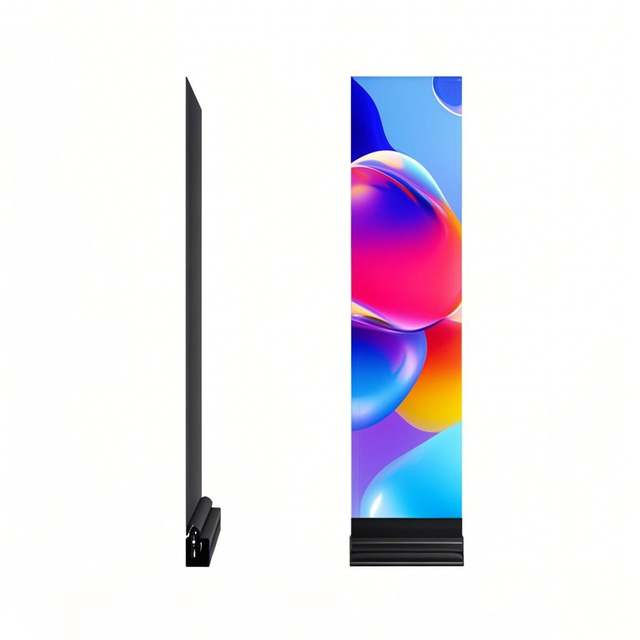 Oem Transparent Holographic 3D LED Film Advertising LED Display Glass Adhesive Super Slim Led Screen for Glass Window