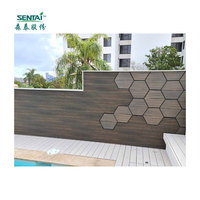 Revestimiento de Pared WPC Coextruido Impermeable de 159*25.5mm, Gran Venta, Mejor Calidad, Antiarañazos, Revestimiento Exterior Coextruido BPC GJ86