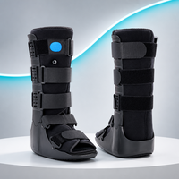 Botte de marche pneumatique courte à conception personnalisée, avec support réglable pour le pied et la cheville